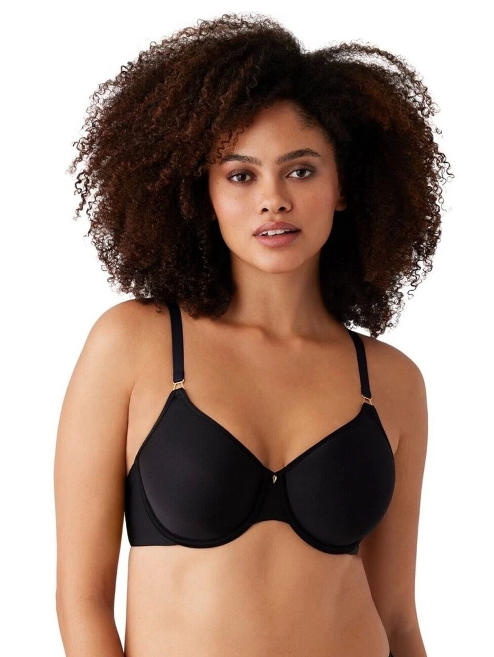 NWT Wacoal Simply Done T-Shirt Bra Black 36DD New 853393
